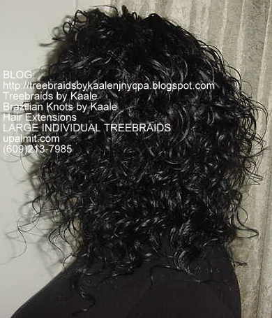 Wavy Individual Treebraids, Large Left128.