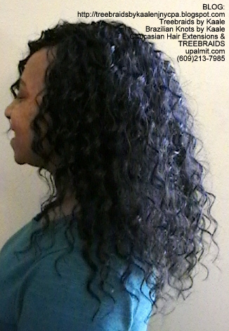 Tree Braids- Cornrows with Deep Bulk human hair Left2285.