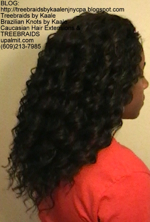 Tree Braids- Cornrows with Kaale brand deep Bulk human hair, Long Right2385.