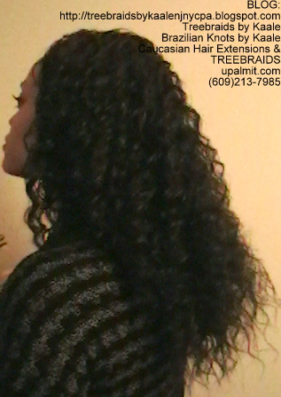 Tree Braids- Cornrows with Deep Bulk human hair Left2269.