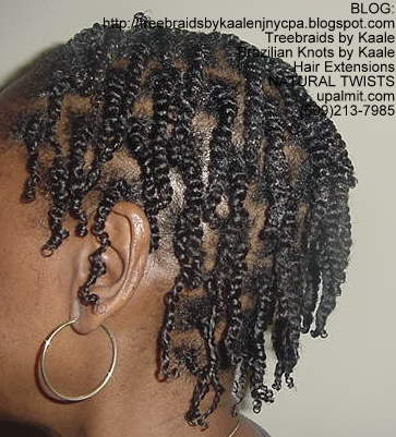 Natural twists with natural kinky, coily hair again 3 Left300.