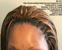 Tree Braids- Cornrows with straight human hair Top2398.