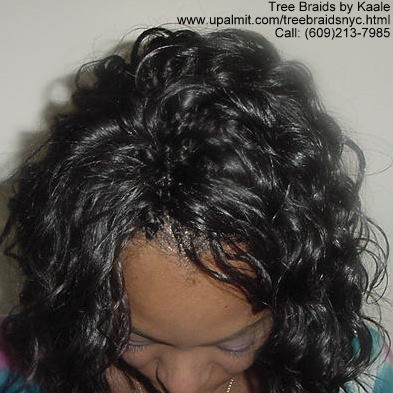 Summer, vacation, and beach loose curly Tree Braids- top2.