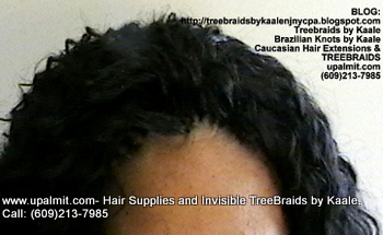 Tree Braids- Cornrows with Wavy human hair, Top2362.