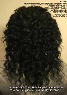 Tree Braids- Cornrows with Deep Bulk human hair, Corporate Back2320.