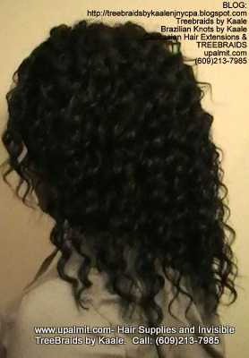 Tree Braids- Cornrows with Deep Bulk human hair, Corporate Left2321.