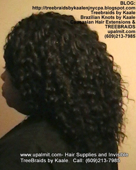 Tree Braids- Cornrows with Deep Bulk human hair, Left2352.