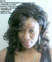 Tree Braids- Cornrows with wavy hair, Front2411.