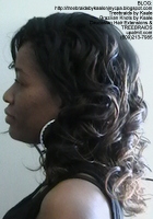 Tree Braids- Cornrows with wavy hair, Left2409.