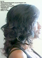 Tree Braids- Cornrows with wavy hair, Right2410.