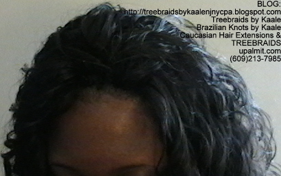 Tree Braids- Cornrows with Wavy human hair Top2299.