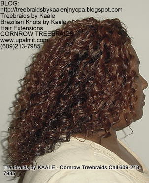 Tree Braids using KAALE Brand Deep Bulk human hair Right211.