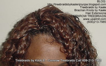 Tree Braids using KAALE Brand Deep Bulk human hair Top212.