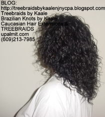 Tree Braids with Wet n Wavy KAALE Brand human hair Right2218.
