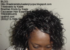 Tree Braids with Wet n Wavy KAALE Brand human hair Top2220.