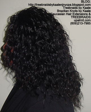 Treebraids with Wavy human hair Left2202.