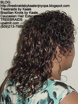 Treebraids with Wavy human hair Right2186.