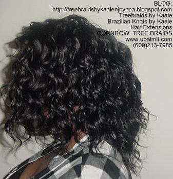 Wavy cornrow Treebraids, Left267.
