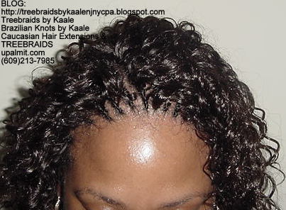Tree Braids using Wavy human hair Top317.