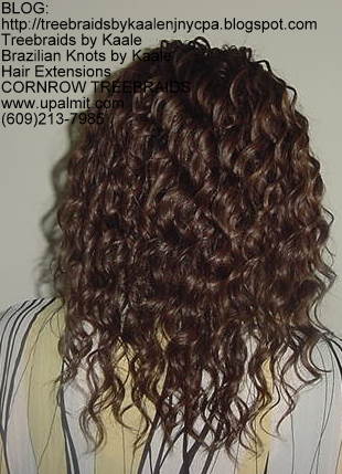 Tree Braids- Tree Braids- wavy human hair Back205.