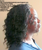 Tree Braids- Cornrows- Cornrows wet n wavy hair, Right2438.