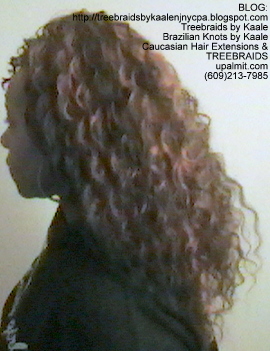 Tree Braids with KAALE Brand Deep Bulk human hair Left347.