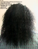 Tree Braids- Cornrows with wavy hair, Back2424.