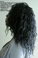 Tree Braids- Cornrows and wavy hair, Left2429.