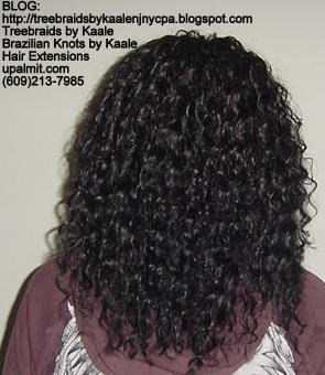 Wavy Individual Treebraids, Large Back122.
