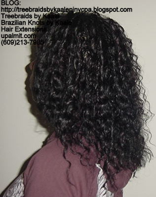 Wavy Individual Treebraids, Large Left123.