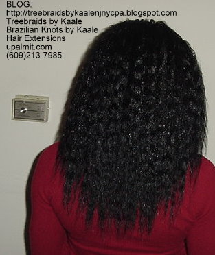 Wavy Tree Braids- Mediumsmall- Back.