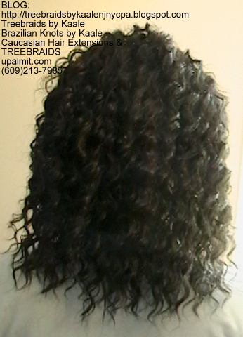 Tree Braids- Cornrows with Kaale brand human hair as sold on Amazon.com Back2380.