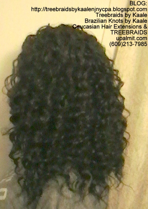 Tree Braids- Cornrows with Kaale brand human hair as sold on Amazon.com- Left2381.