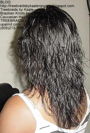Treebraids with Wavy human hair Left2183.
