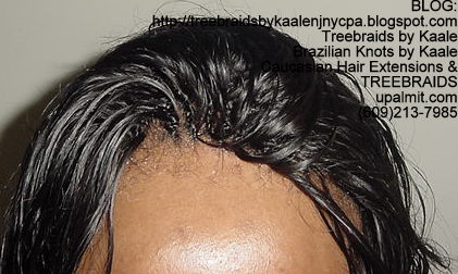 Treebraids with Wavy human hair Top2184.