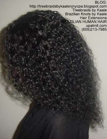 Cornrow Tree Braids with Virgin Brazilian human hair Left155.