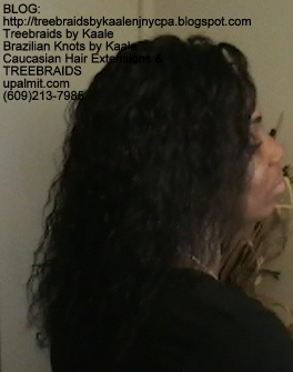 Tree Braids Cornrows, Wet and Wavy human hair- Right2291.