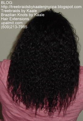 Wet and wavy Tree Braids, Back118.