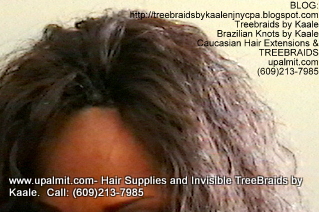 Tree Braids- Cornrows with Wet n Wavy human hair, Top2327.