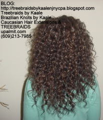Tree Braids- Deep Wavy human hair Back2221.
