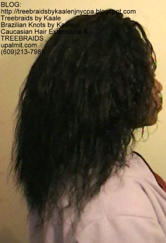 Tree Braids- Cornrows with Wet n Wavy human hair, Right2345.