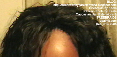 Tree Braids- Cornrows with Wet n Wavy human hair, Top2346.