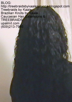 Tree Braids Cornrows, Wet and Wavy human hair- Back2294.
