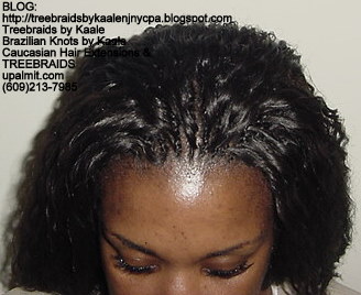 Tree Braids with KAALE Brand Wet n Wavy loose wave human hair Top357.