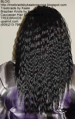 Tree Braids with KAALE human hair Back334.
