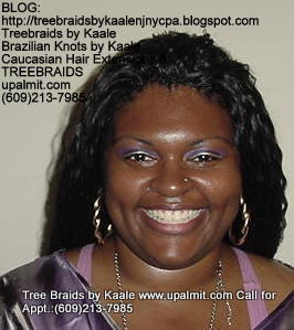 Tree Braids with KAALE human hair Front337.