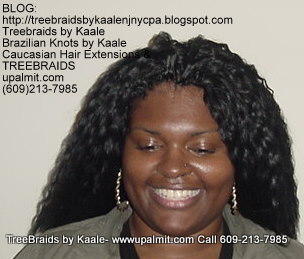 Tree Braids with Wet n Wavy KAALE Brand human hair Top325.
