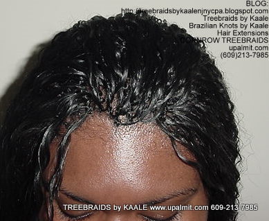 Tree Braids using KAALE Brand Wet n Wavy hair Top200.