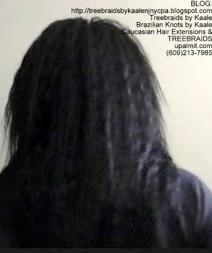 Tree Braids- Cornrows with Wet n Wavy human hair Back2312.