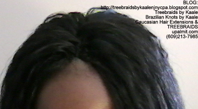 Tree Braids- Cornrows with Wet n Wavy human hair Top2315.
